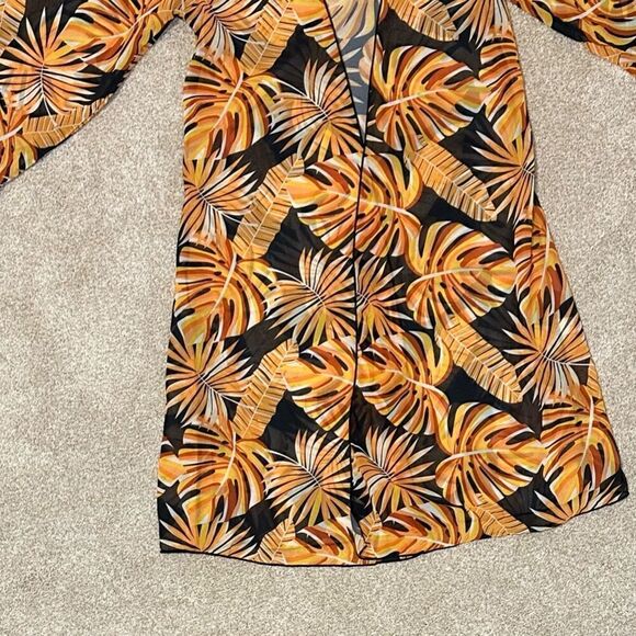 5- 3PCS Tropical Print Crisscross Bikini Set With Cover Up, Chic and Sexy, - Picture 9 of 13